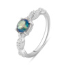 Серебряное кольцо CatalogSilver с мистик топазом 0.99ct, вес изделия 2,44 гр (2099994) 18 размер