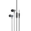 Навушники дротові HOCO M108 (3.5mm) Metal Gray (6931474797575)
