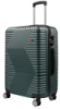 Велика пластикова валіза на колесах 115L GD Polo смарагдова