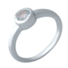 Серебряное кольцо CatalogSilver с натуральным топазом 1.017ct, вес изделия 2,08 гр (2018872) 18 размер