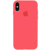 Чохол для Apple iPhone XS Max (6.5«) Silicone Case Full Protective (AA) (Кавуновий / Watermelon red) - купити в SmartEra.ua