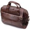 Портфель для мужчин из натуральной кожи Vintage 23040 Коричневый
