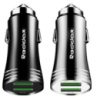 АЗУ 2USB REDDAX RDX-104 2400mAh міцний алюмінієвий корпус MICRO (V8) SILVER