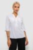 Блуза однотонна, колір білий, 230RR-96-1