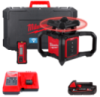 Рівень лазерний ротаційний акумуляторний MILWAUKEE M18 RLOH600-201C 600м (1 акумулятор M18 B2, зарядний пристрій M12-18C, пласти