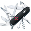 Нож Victorinox Huntsman Army Black «Емблема ЗСУ» (1.3713.3_W0010u)