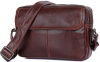 Сумка мужская Vintage 14558 из натуральной кожи Коричневая
