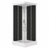 Душовий бокс Lidz Kubis SB90x90.SAT.LOW.GR, скло тоноване 4 мм