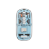 Миша бездротова WIWU Crystal Magnetic Wirless Mouse WM105 (Dual-bluetooth +2.4G three-mode) blue (6976195091090)