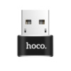 Перехідник Hoco UA6 OTG USB Female to Type-C Male (Чорний) - купити в SmartEra.ua