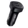 Автомобільний зарядний пристрій ACEFAST B2 72W dual USB-C metal car charger (6974316280361)