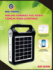 Фонарь-Power Bank-радио-блютуз (2400mAh) с солнечной панелью EP-035