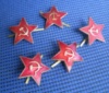 Звезды на фуражку, шапку для военнослужащих в СА и ВМФ СССР