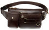 Поясна cумка чоловіча 714897 Коричнева