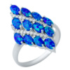 Серебряное кольцо CatalogSilver с опалом 1.66ct, фианитами, вес изделия 4,02 гр (1948392) 18.5 размер