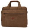 Сумка текстильная для ноутбука Vintage 20183 Коричневая