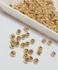 Металлические бусины 3 мм/ золото/ 50 шт.