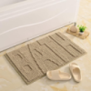 Коврик для ванной и душа коврик для ног в ванную комнату,микрофибра,атискользящий 50х80 см,«Bath» коричневый