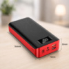 Powerbank 30000 mAh з LED дисплеєм. Портативне зарядне пристрій JS-177. (KL112)