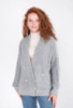 Жіноча сіра кофта на гудзиках