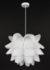 Люстра подвесная на 1 лампочку 27931 Белый 40-170х48х48 см.