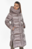 Куртка женская зимняя длинная с капюшоном - 53631 америновый цвет