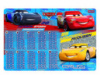 Підкладка для столу дитяча «Cars» (табл. Множення)