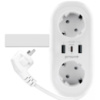 Фільтр живлення Proove Supercoil 20W (2xAC + Type-C + 2xSB) 1.5m White (PSPS25002102)