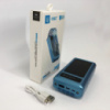 Портативний зарядний пристрій на 20000mAh, Power Bank на сонячній батареї, для планшета. Колір: чорний