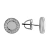 Серебряные серьги CatalogSilver с натуральным перламутром (2044314)