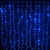 Гірлянда Штора-водоспад, 320 LED/300x150 см, перехідник, проз. шнур, синє світло