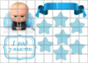 Цукрові картинки Бос Молокосос, Baby Boss, Хлопчик (6 варіантів)