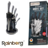 Набір кухонних ножів з підставкою RB-2500