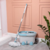 Комплект швабра с ведром и отжимом, телескопическая ручка, микрофибра для пола, набор для уборки HP-35015-1