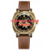 Жіночий механічний годинник Awarder 021 Gold-Brown Lady з автопідзаводом та золотистим корпусом