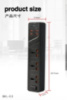 Хаб/СЗУ/подовжувач 3 розетки/4USB BKL-03 (2 м)