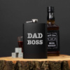 Фляга «Dad boss», английский