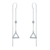 Серебряные серьги CatalogSilver с фианитами (2001300)