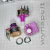 резистор змінний B500K+вимикач фіолетовий
