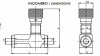 Ограничительный клапан RGL.FLUSSO 1/4« A POMELLO