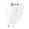 Мережевий зарядний пристрій REMAX Kiddy Series 45W 2C+1A Fast Charger RP-U139 EU-WHITE (6972174151809)