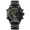 Чоловічий наручний годинник Awarder 017SBKBK Black-Black Steel з металевим браслетом