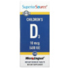 Superior Source Children's D3 400 IU 100 швидкорозчинних таблеток