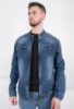 Чоловіча синя джинсова куртка