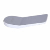 Ручка картриджа Qtap (42x109,2x34,3) для змішувачів Presto Chrome/White QTPRE421092343CRW50514