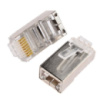 Коннектор 100шт RJ45 8P8C Cat5e Cat6 экранированный