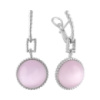 Серебряные серьги CatalogSilver с кошачьим глазом (2108016)