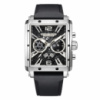 Чоловічий годинник Pagani Design PD-1725 Silver-Black з сапфіровим склом та механізмом SEIKO VK64