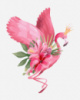 Картина за номерами «Квітучий політ фламінго» 40х50см