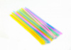 Трубочка для коктейля круглая, ассорти пастельных тонов с гофрой 6 × 260 мм